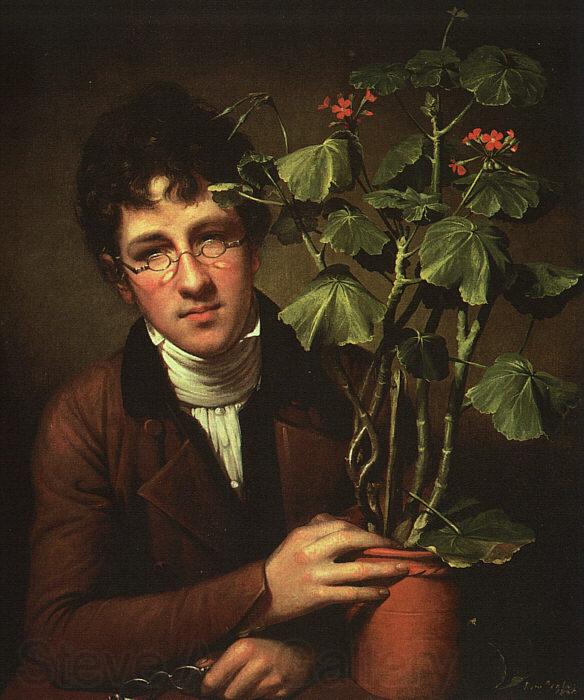 Rembrandt Peale Rubens Peale with Geranium Norge oil painting art
